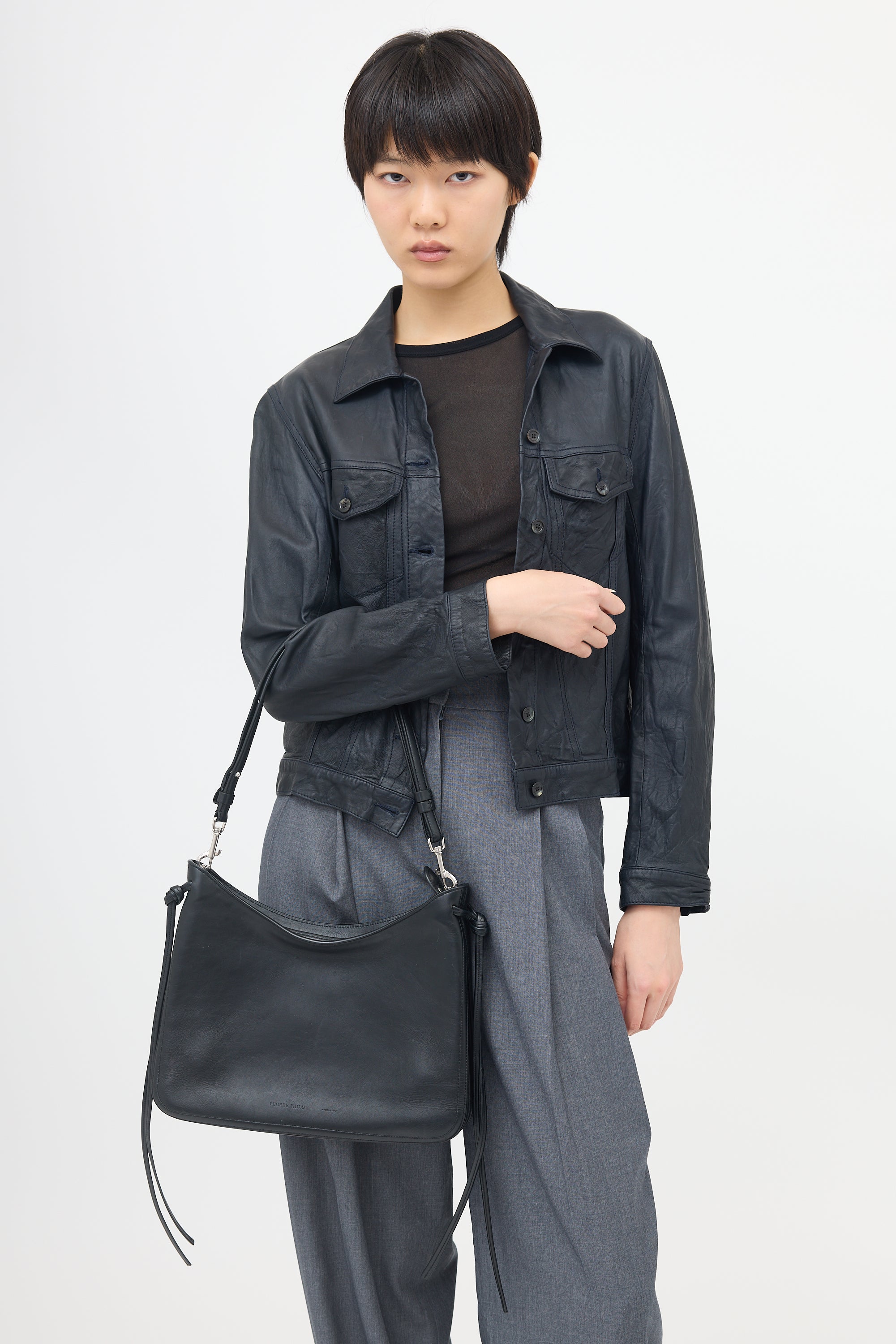 Phoebe Philo Leather Gig Bag