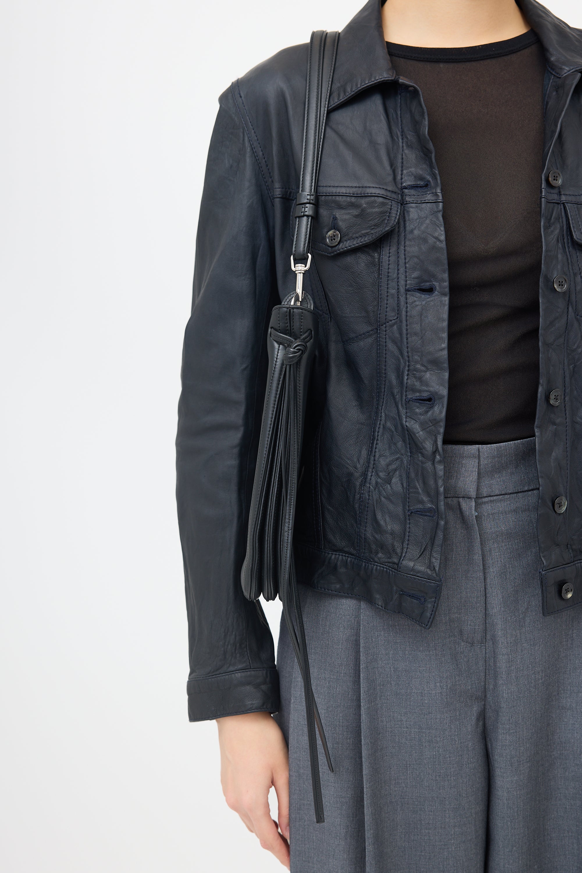 Phoebe Philo Leather Gig Bag