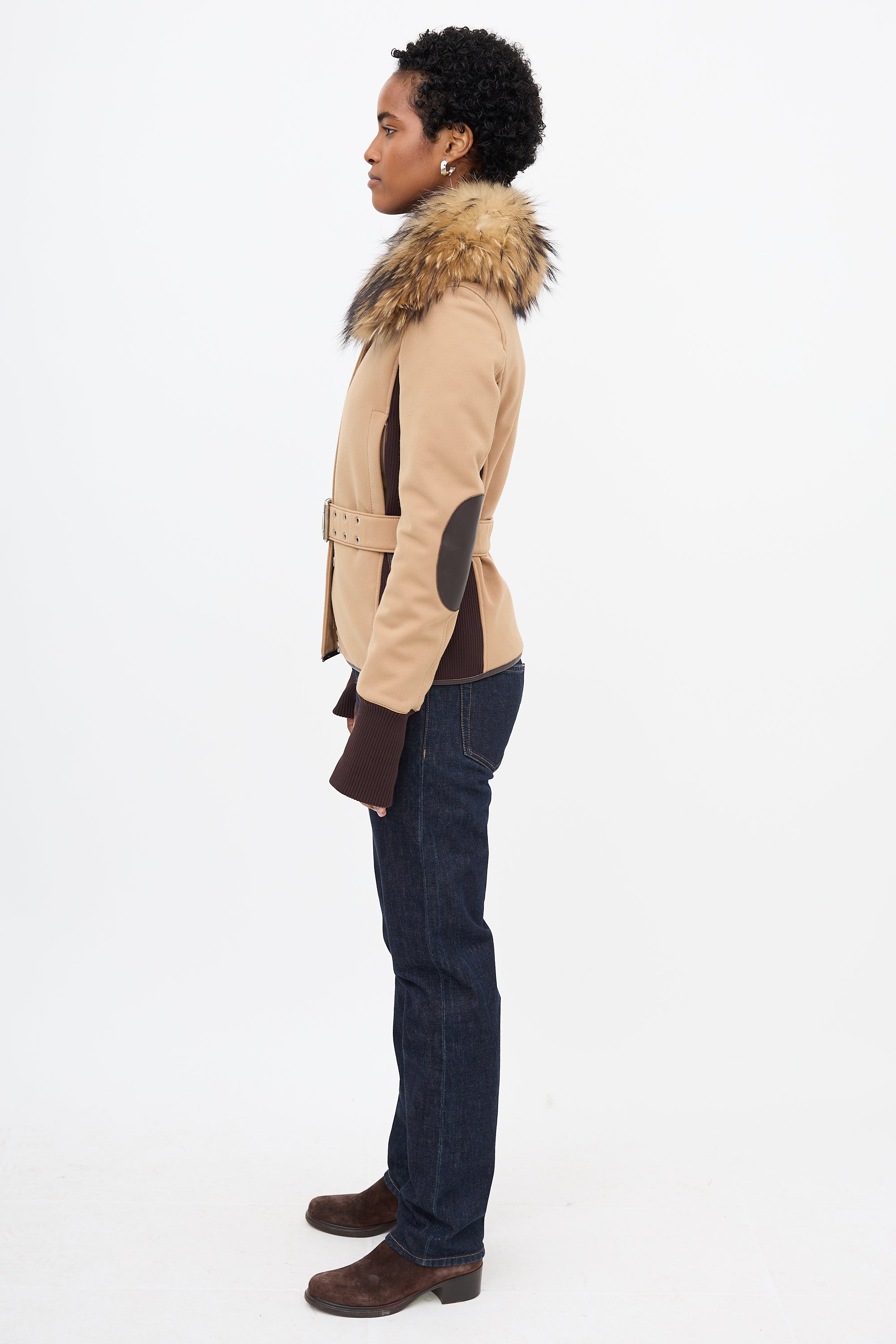 Prada Sport Removable Fur Jacket