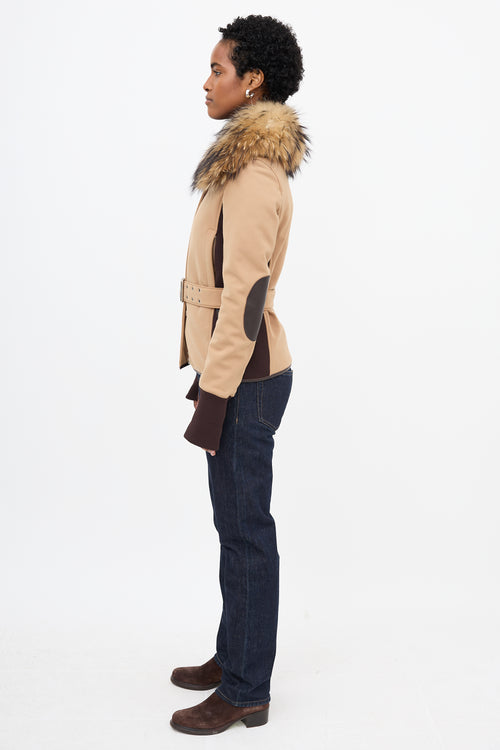 Prada Sport Removable Fur Jacket