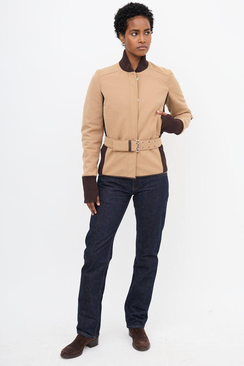 Prada Sport Removable Fur Jacket