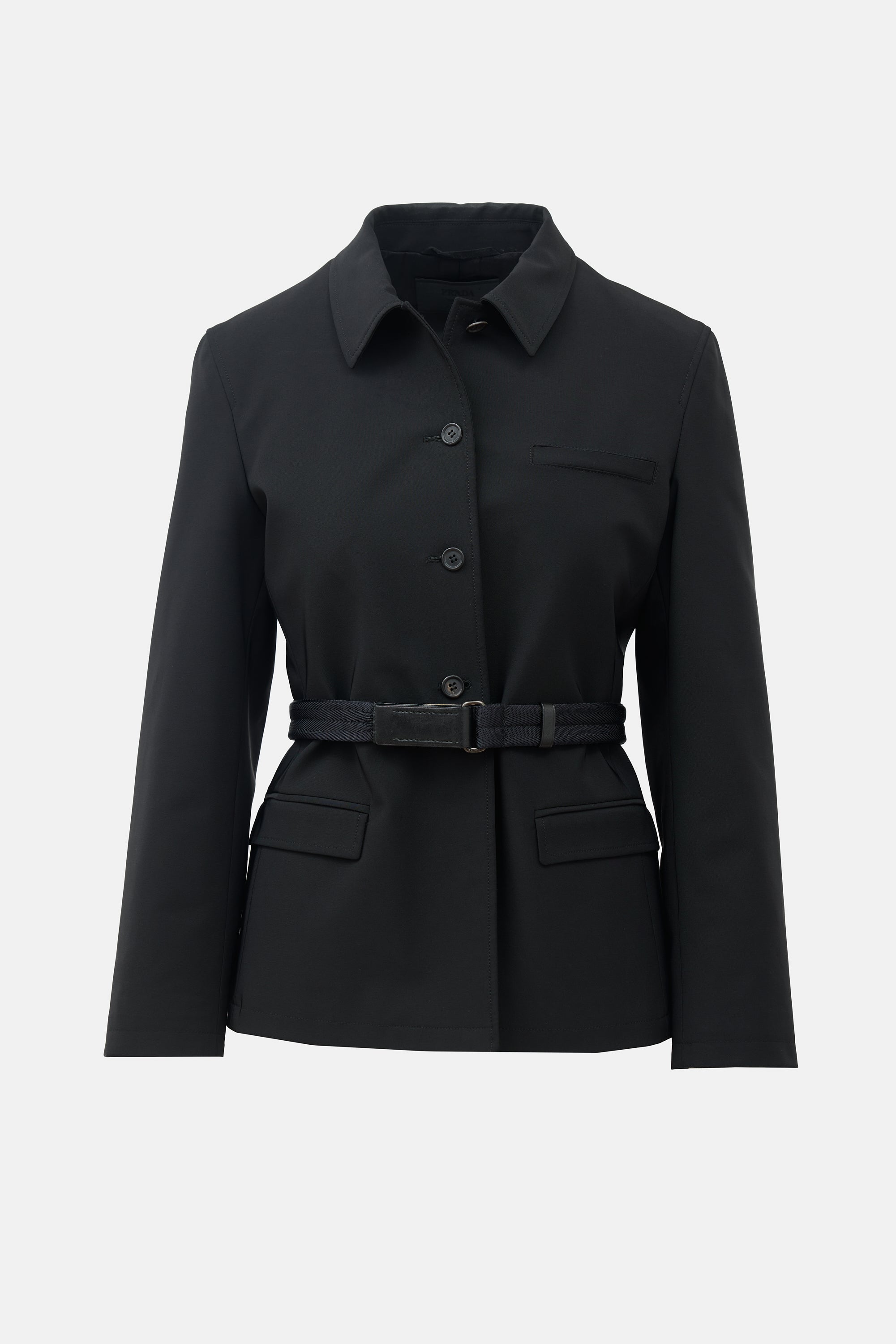 Prada 1999 Nylon Belted Jacket