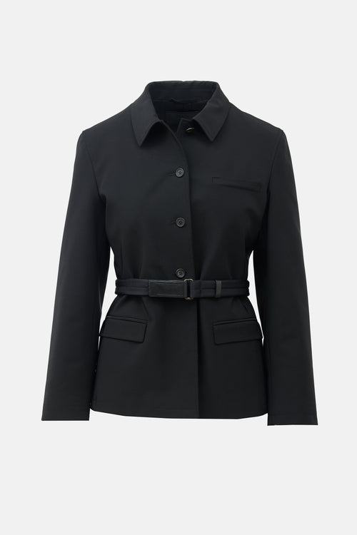 Prada 1999 Nylon Belted Jacket