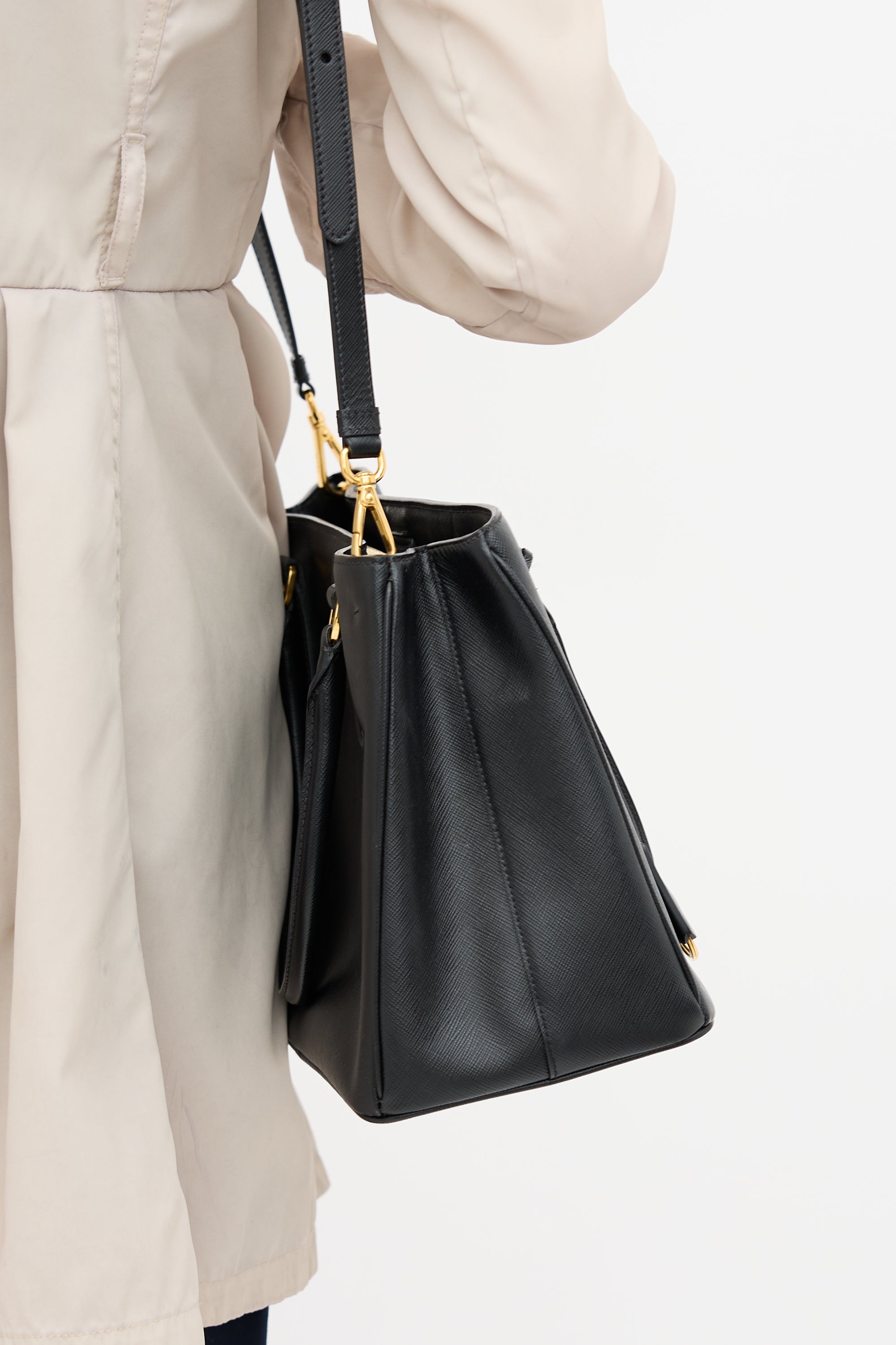 Prada Saffiano Leather Galleria Bag