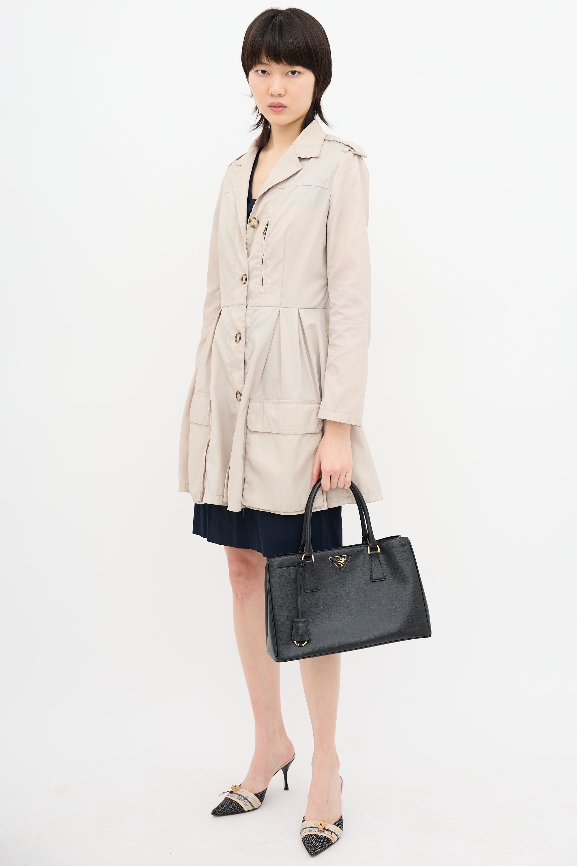 Prada Saffiano Leather Galleria Bag