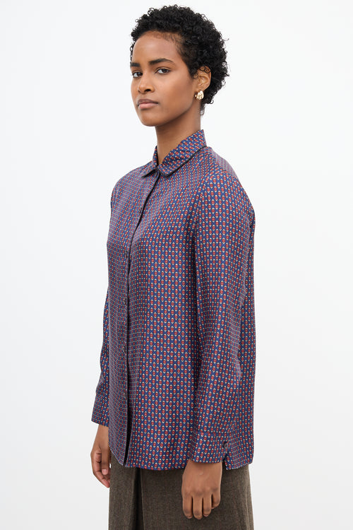 Prada 2019 Silk Printed Shirt