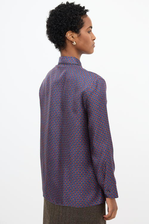 Prada 2019 Silk Printed Shirt