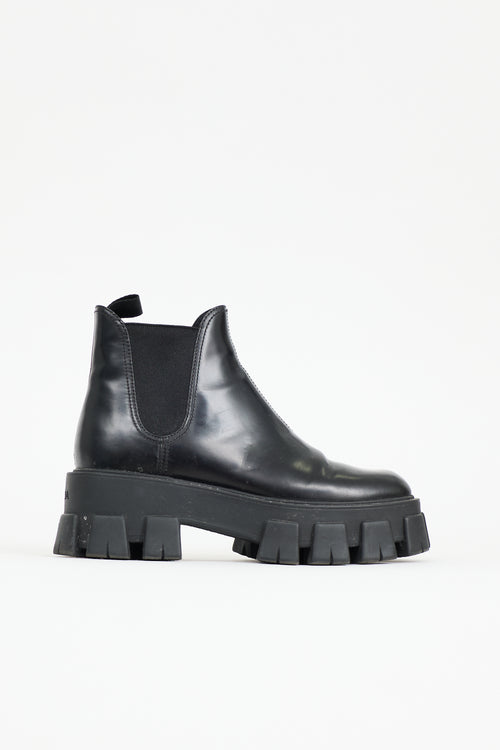 Prada Leather Chelsea Boot