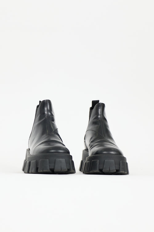 Prada Leather Chelsea Boot