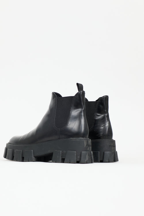 Prada Leather Chelsea Boot