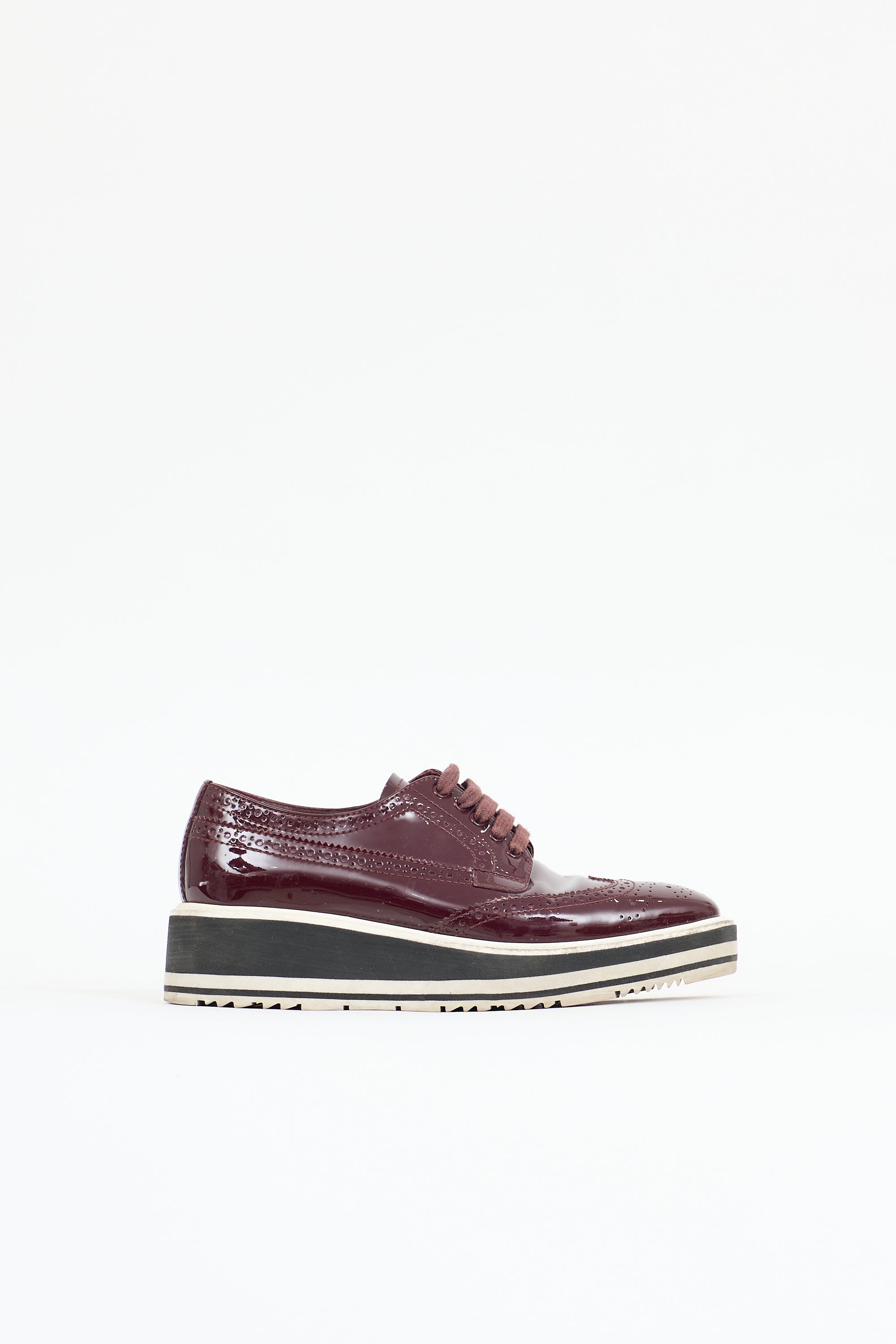 Prada Patent Leather Brogue Oxford