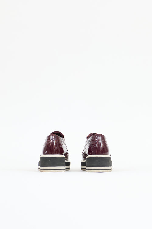 Prada Patent Leather Brogue Oxford