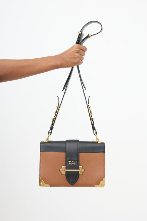 Prada Saffiano Leather Cahier Bag