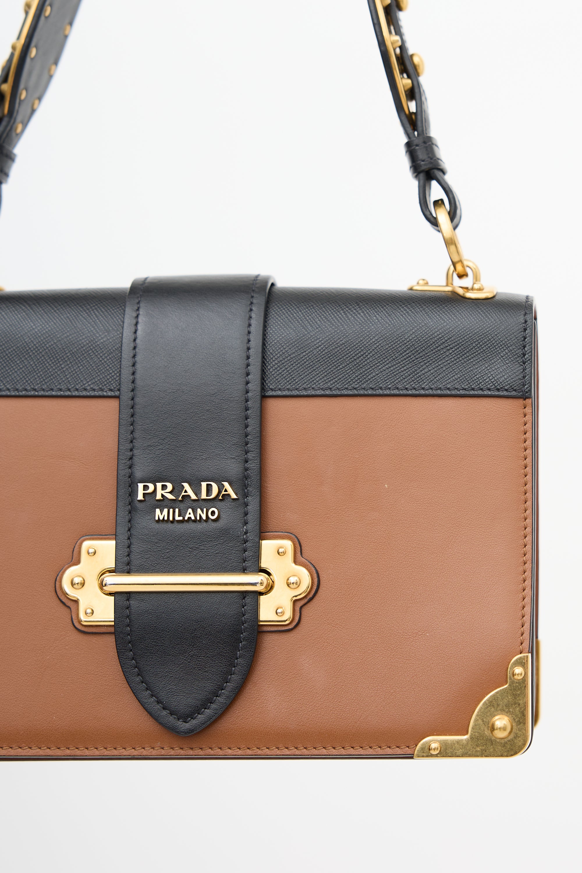 Prada Saffiano Leather Cahier Bag
