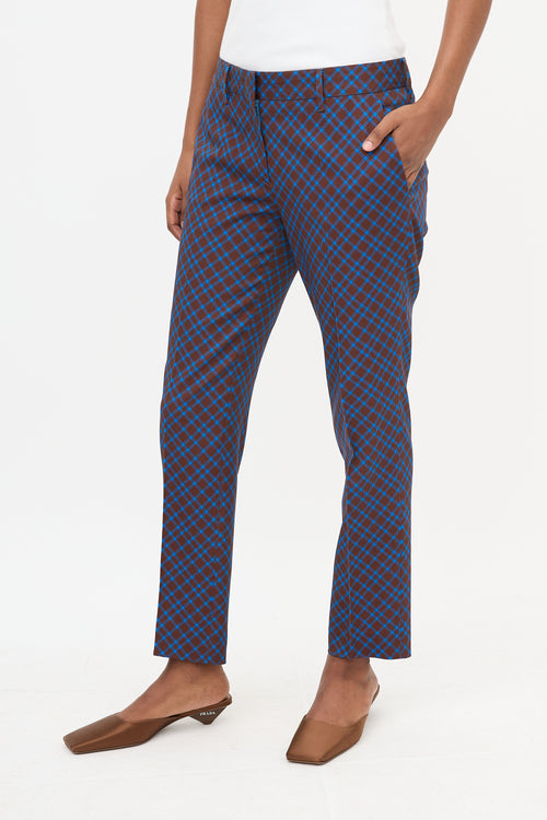 Prada 2014 Wool Check Trouser