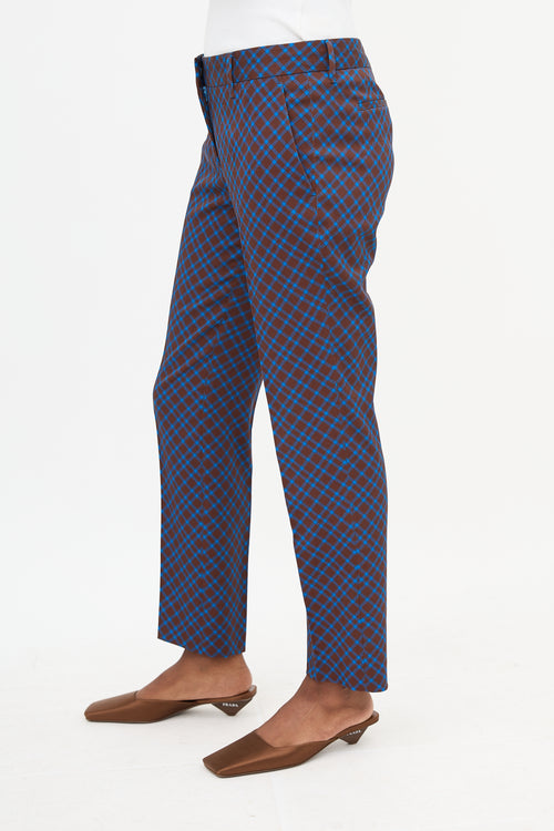 Prada 2014 Wool Check Trouser