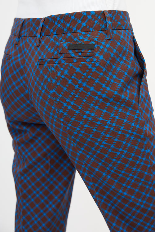 Prada 2014 Wool Check Trouser