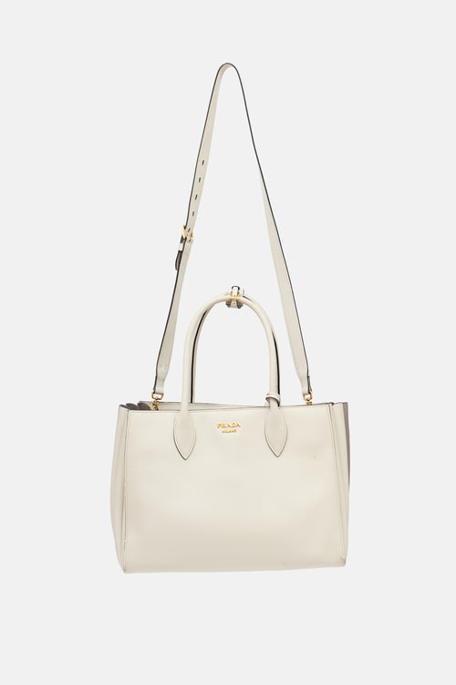Prada Leather Bibliothèque Bag