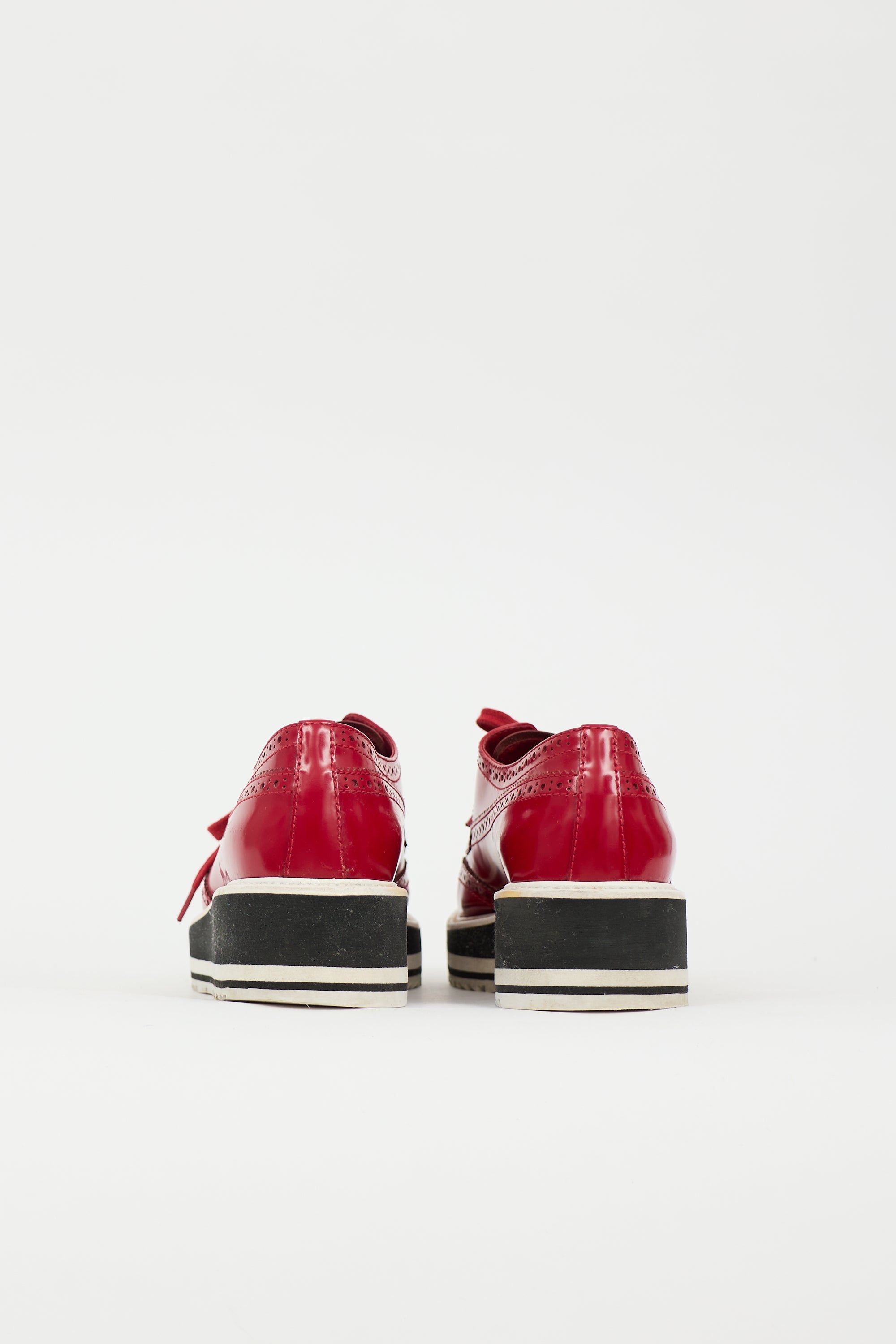 Prada Leather Brogue Derby
