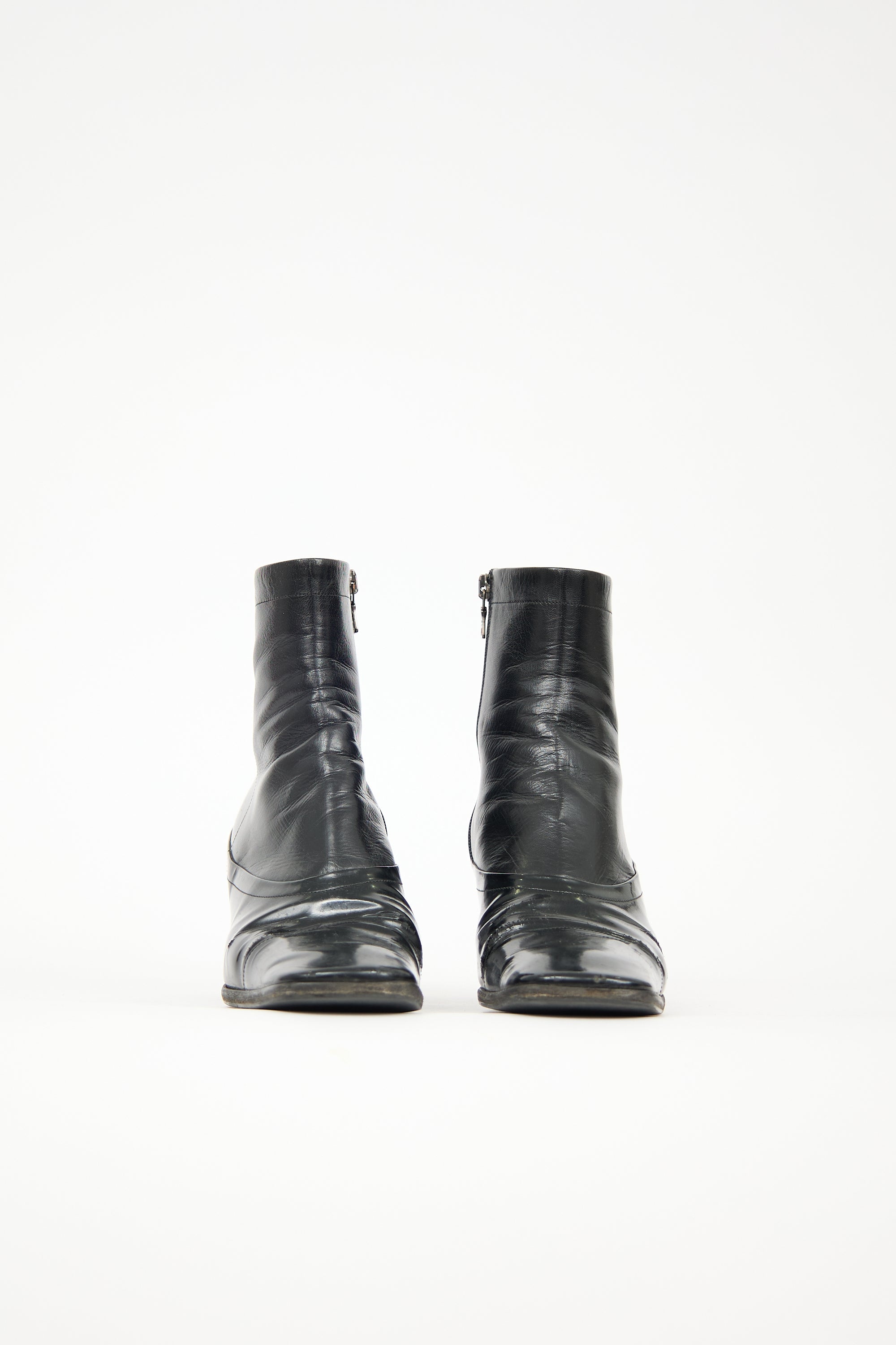 Prada FW 2001 Leather Boot