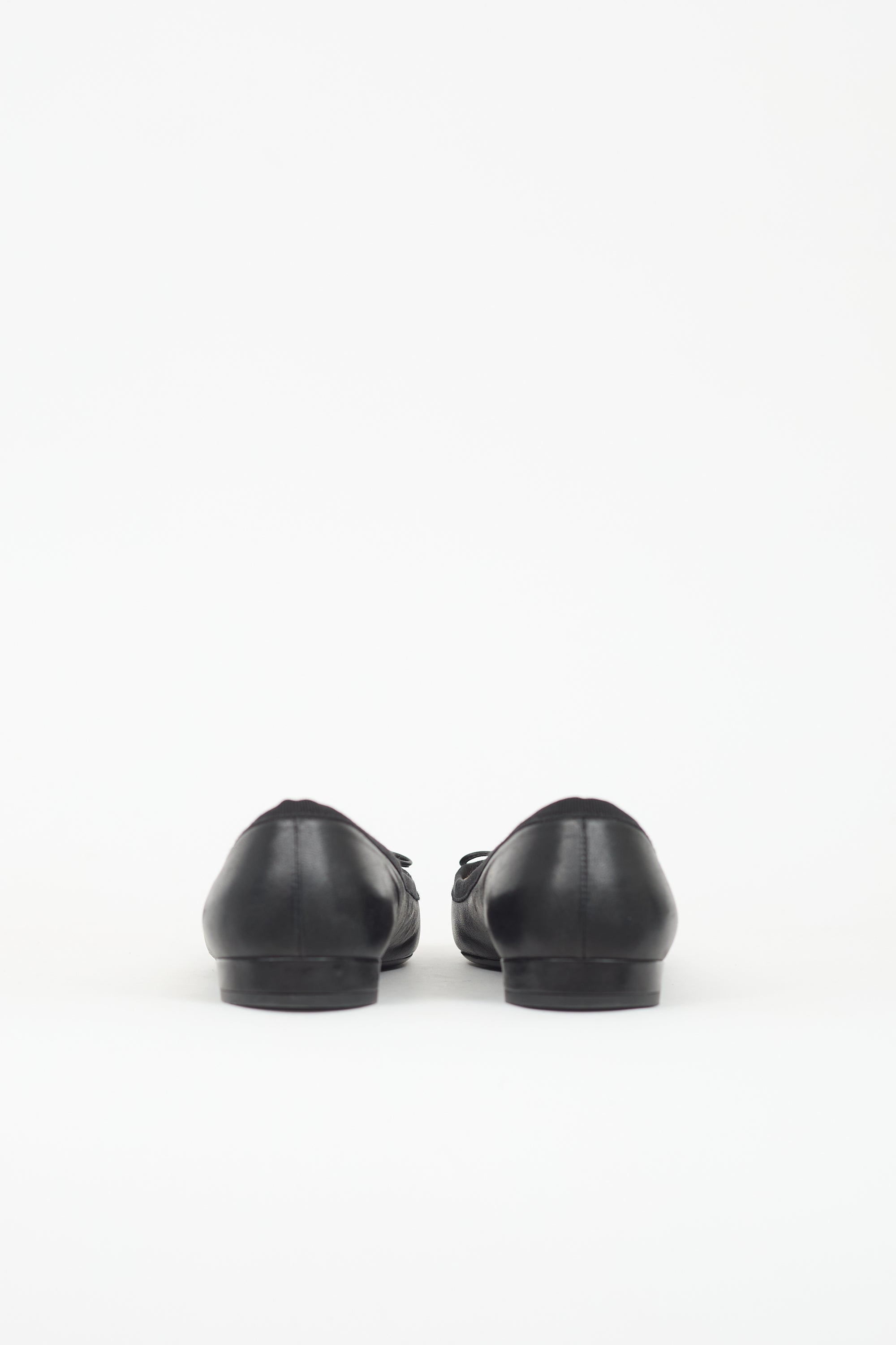 Prada Pointed Toe Logo Flat