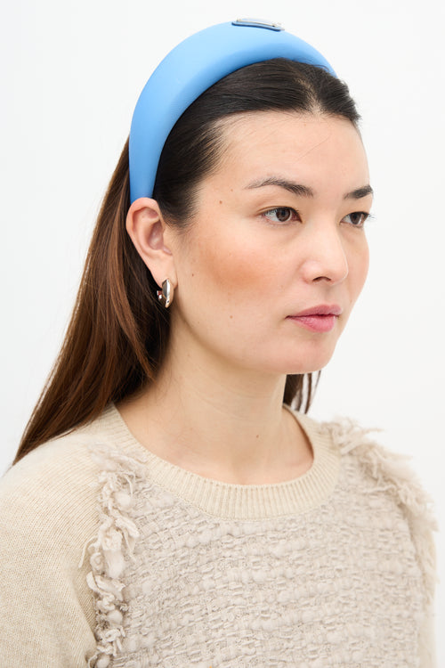 Prada Re-Nylon Wide Logo Headband