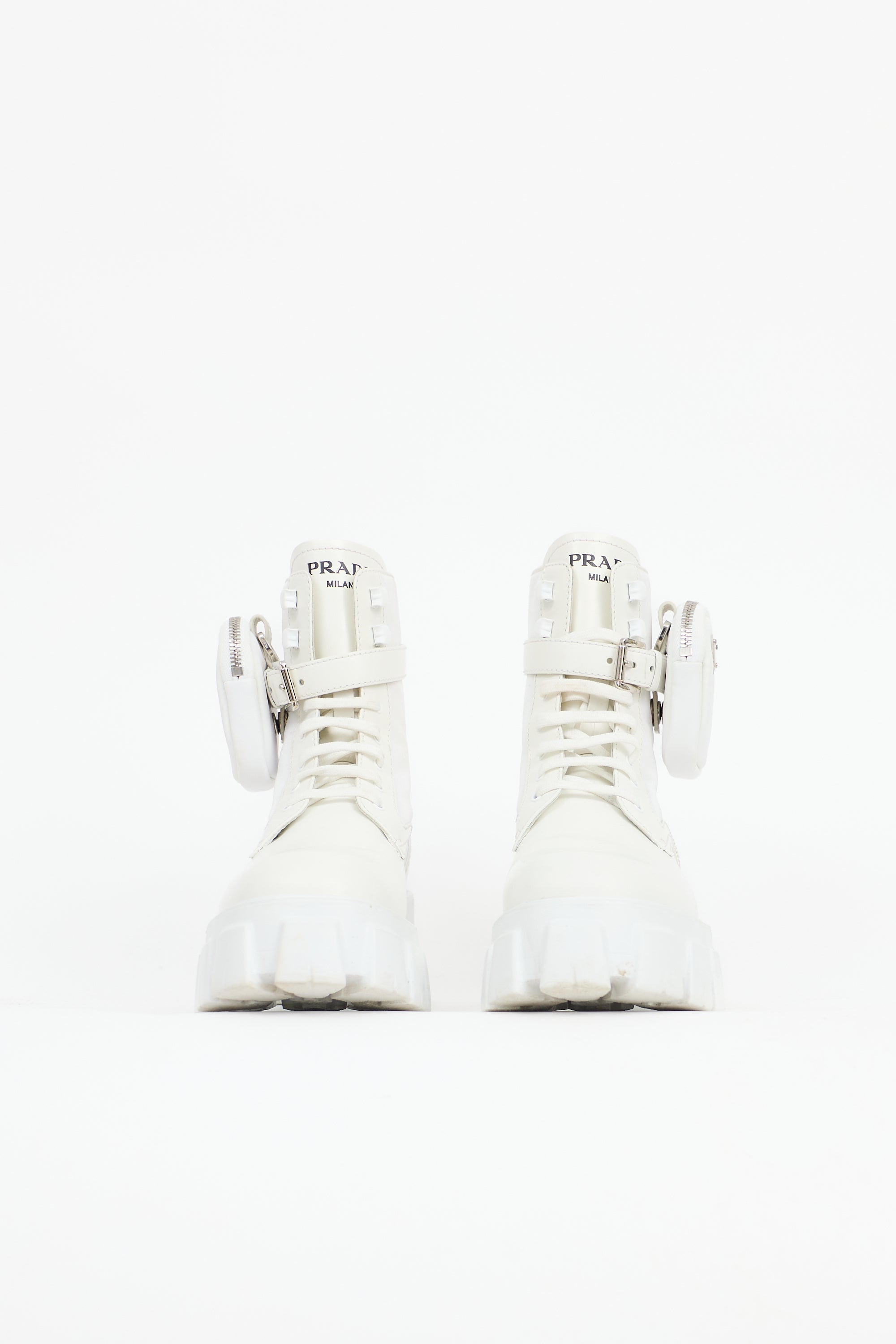 Prada Leather Monolith Boot