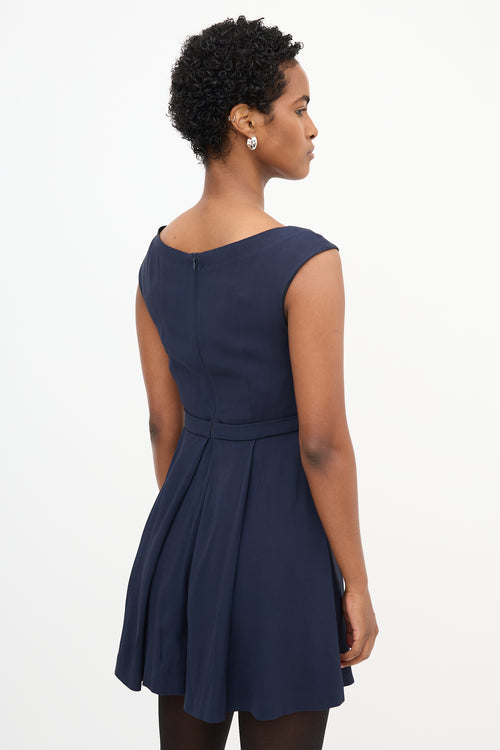 Prada 2011 Crepe Pleated Dress
