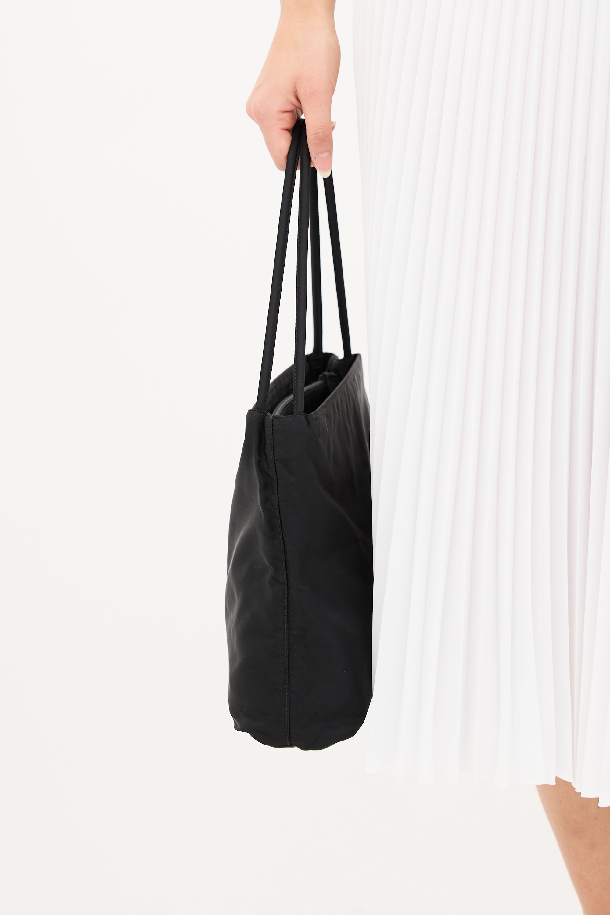 Prada Black Tessuto Nylon Tote