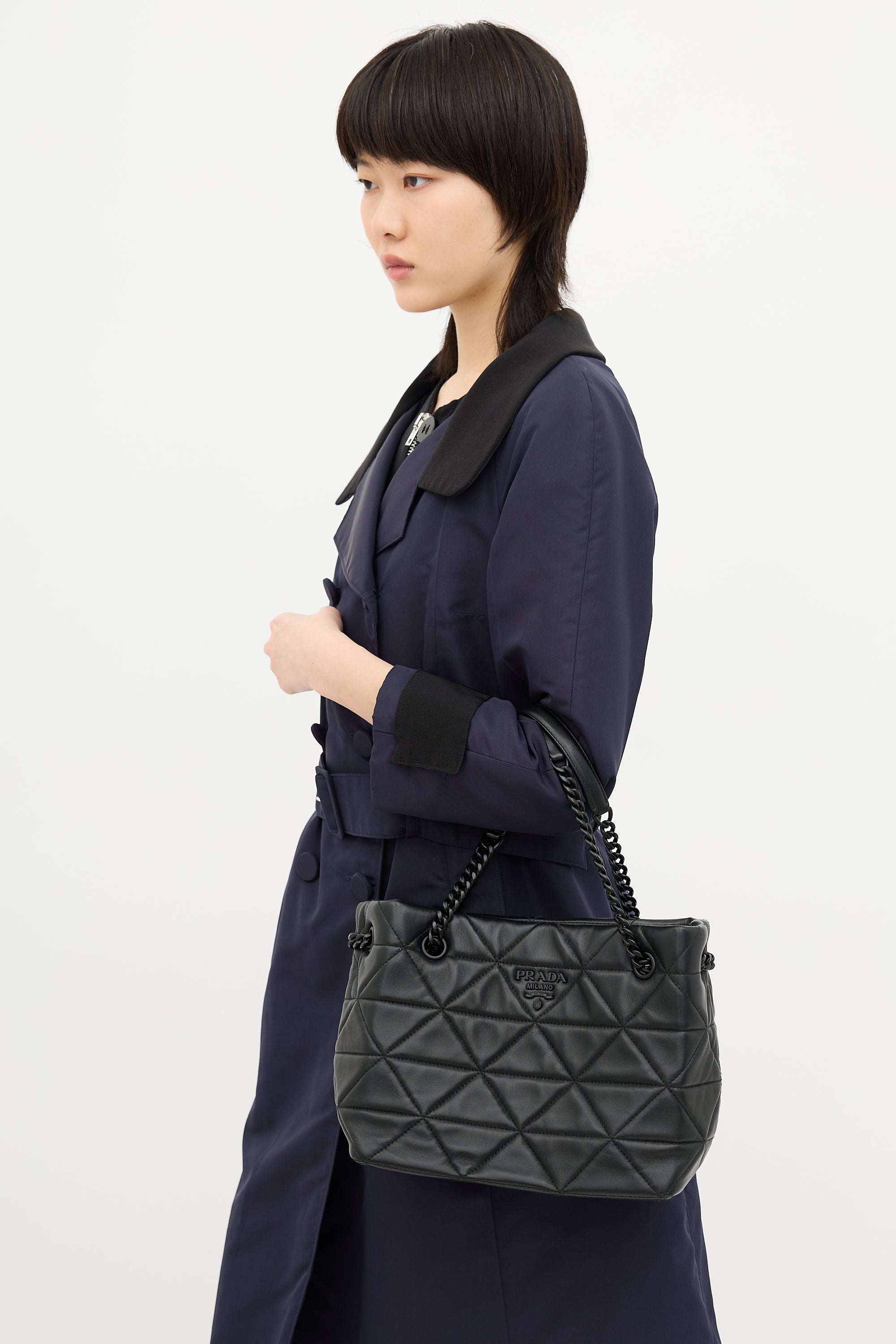 Prada Leather Spectrum Tote Bag
