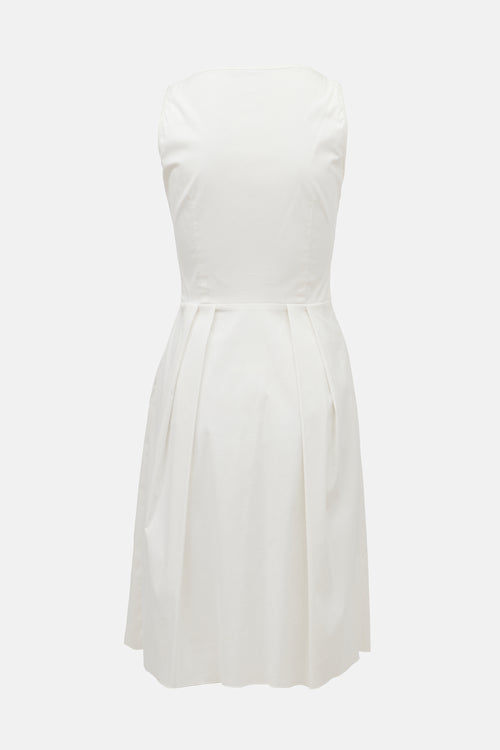 Prada Sport 2007 Pleated Midi Dress