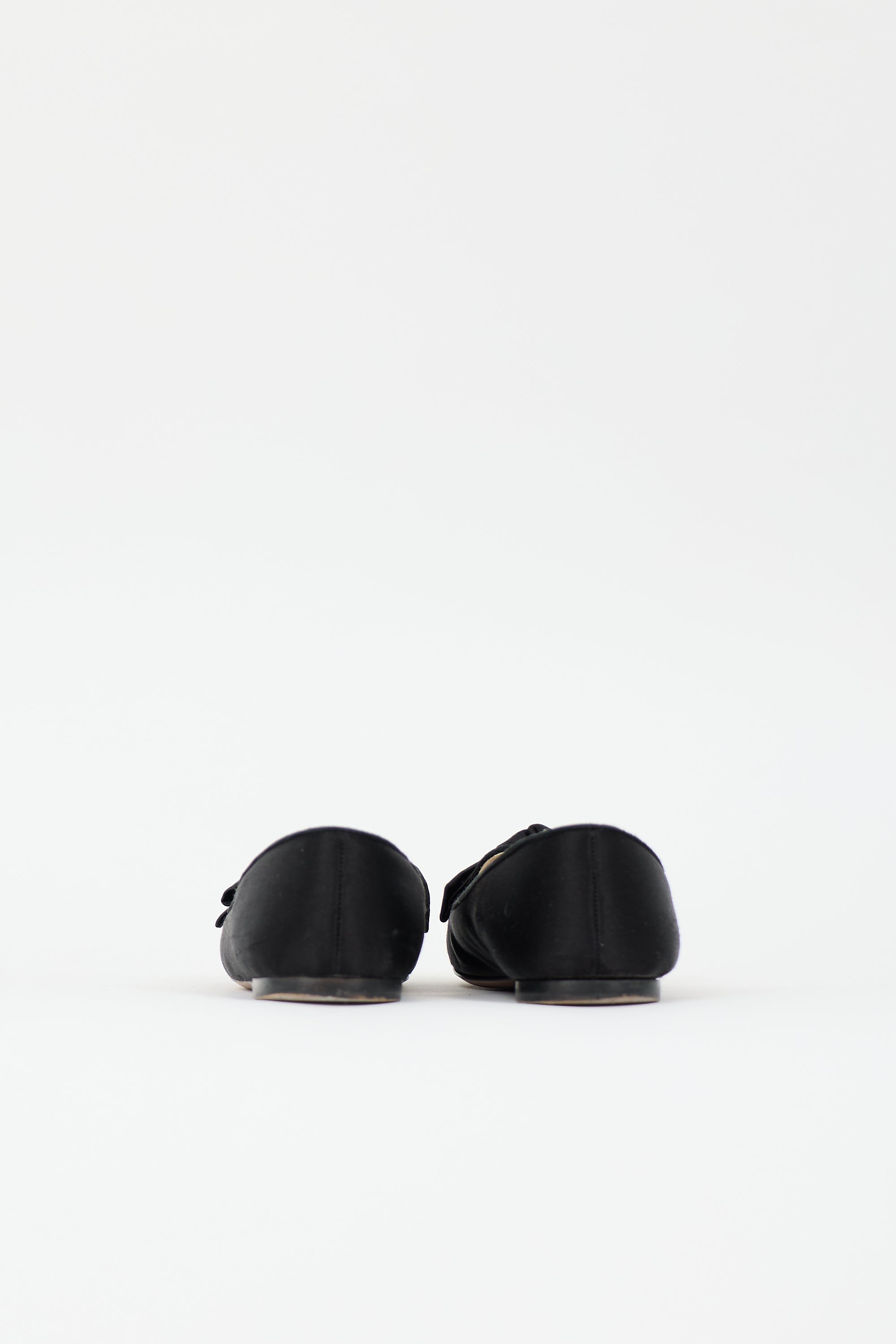 Prada Satin Logo Flat