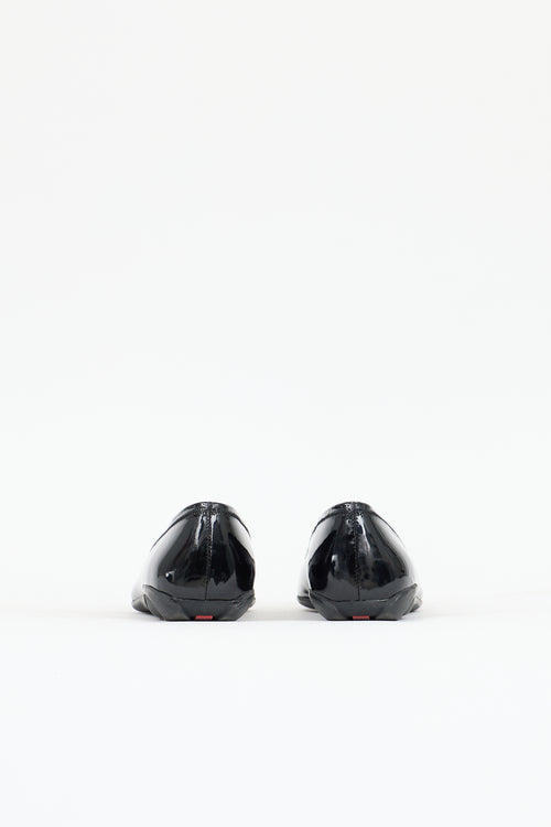 Prada Sport Patent Leather Flat