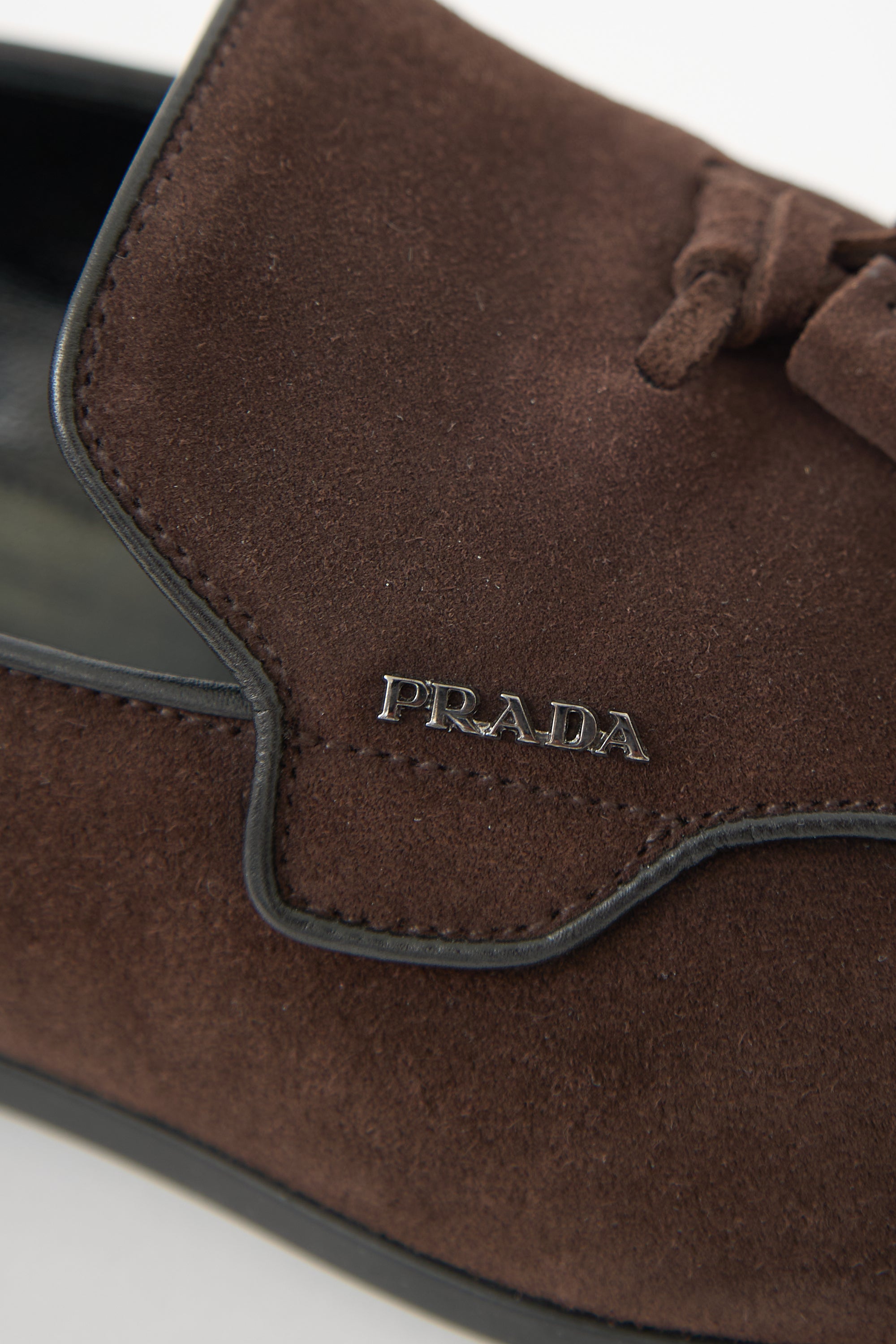 Prada Suede Tassel Loafer
