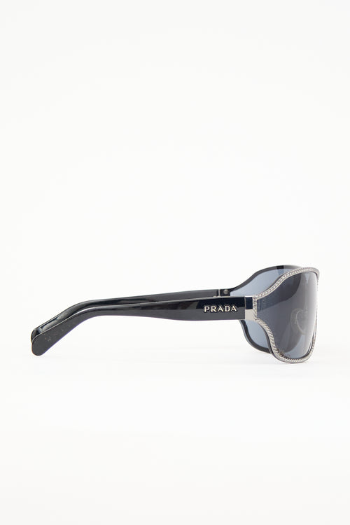 Prada SPR16H Metal Sunglasses