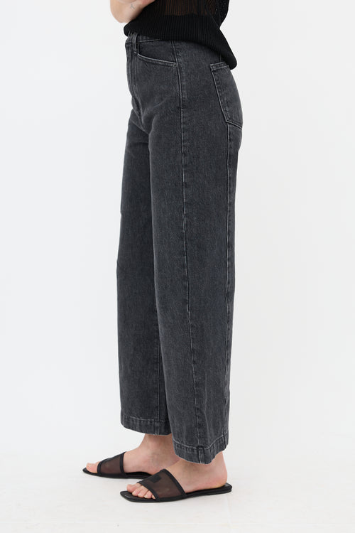 Proenza Schouler Wide Leg Crop Jeans
