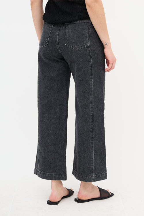 Proenza Schouler Wide Leg Crop Jeans