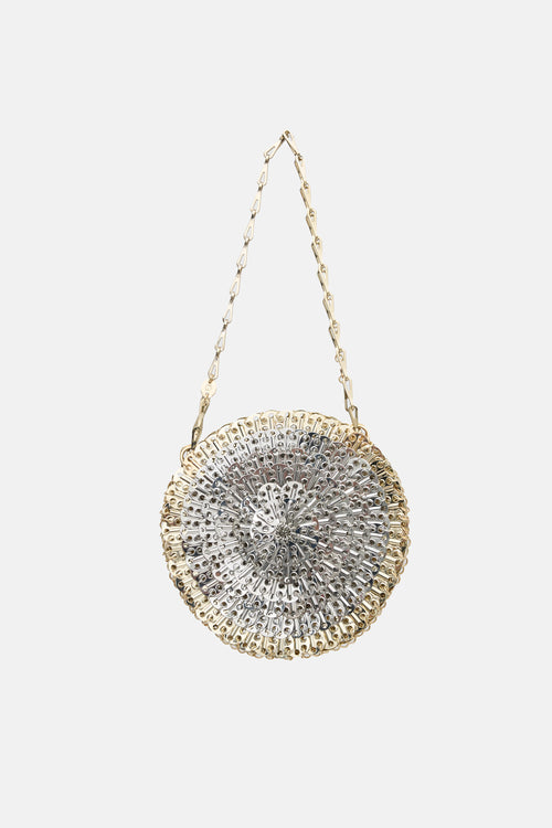 Rabanne Two Tone Chainmail Circle 1969 Bag