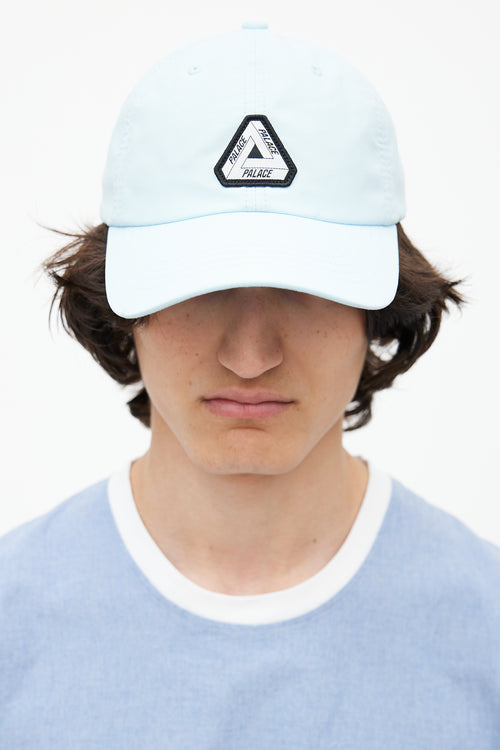 Palace Blue & Black Nylon Logo Hat