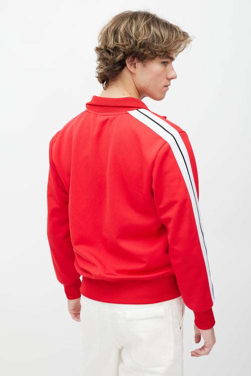 Palm Angels Red & White Track Jacket