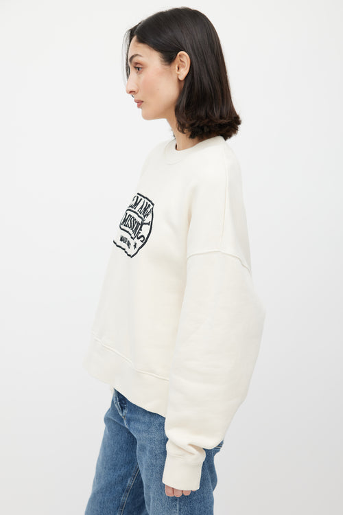 Palm Angels x Missoni Cream & Black Sweater
