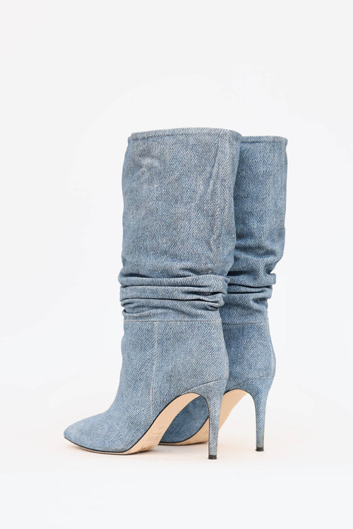 Paris Texas Denim Slouch Boot