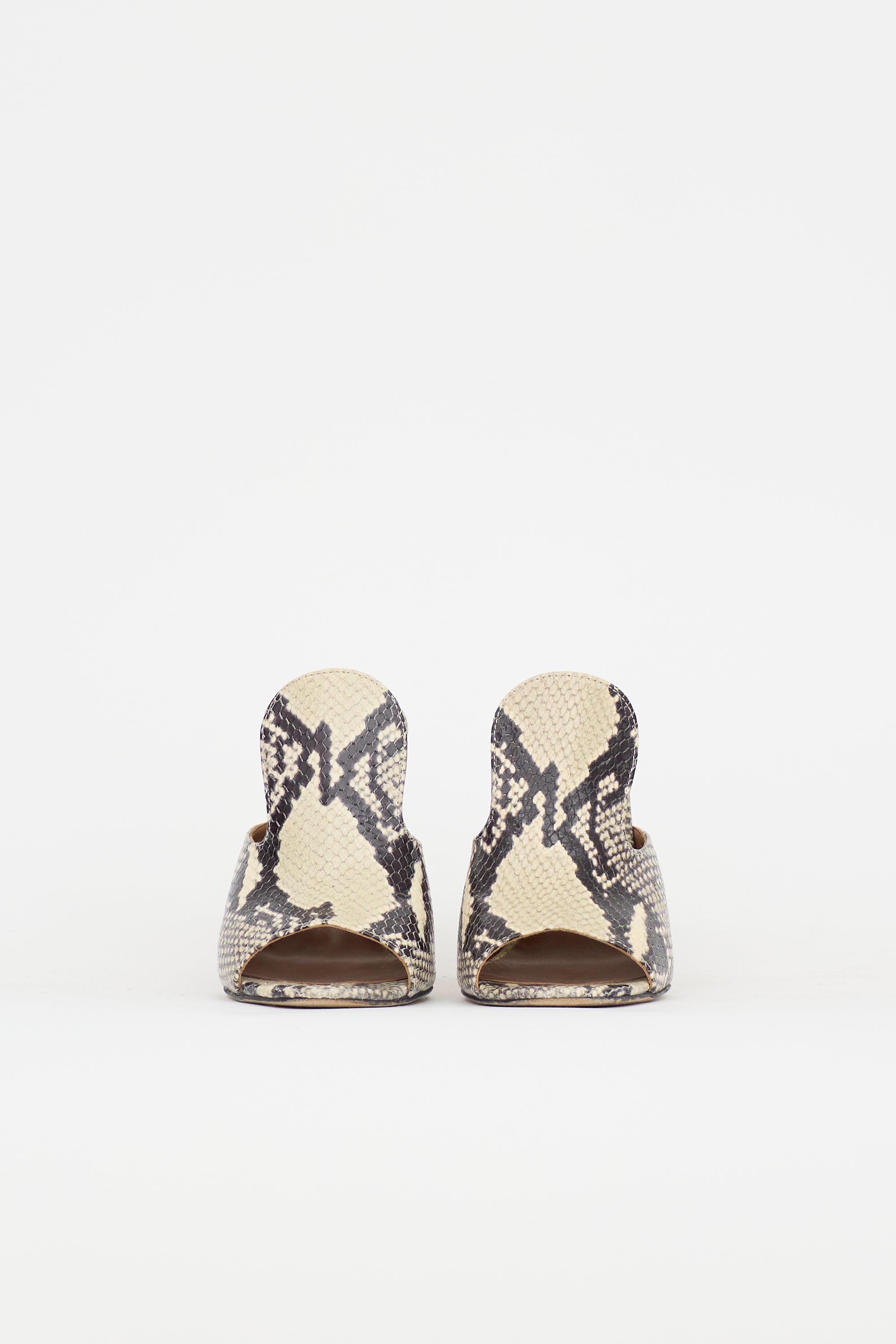 Paris Texas Embossed Leather Mule