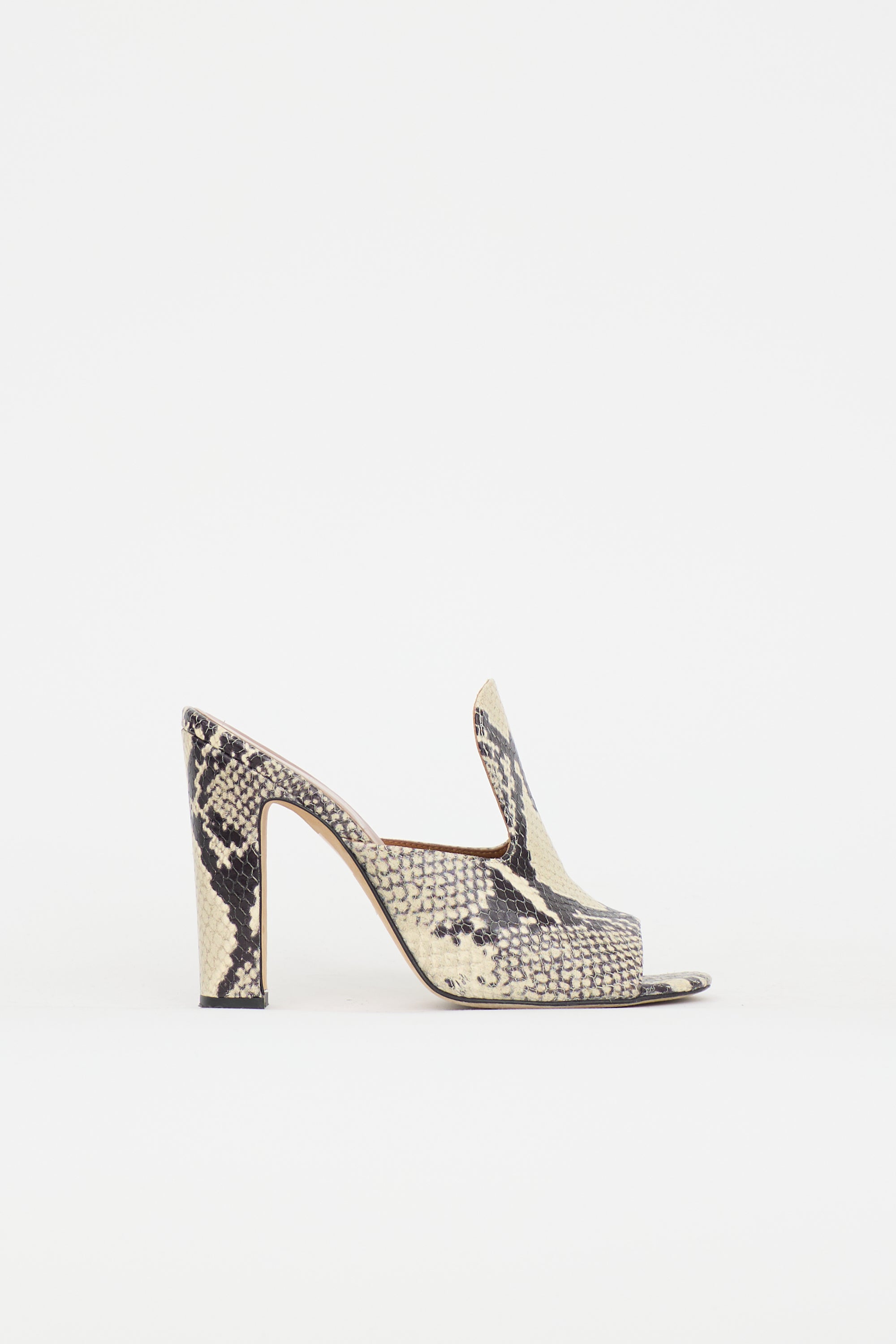 Paris Texas Embossed Leather Mule