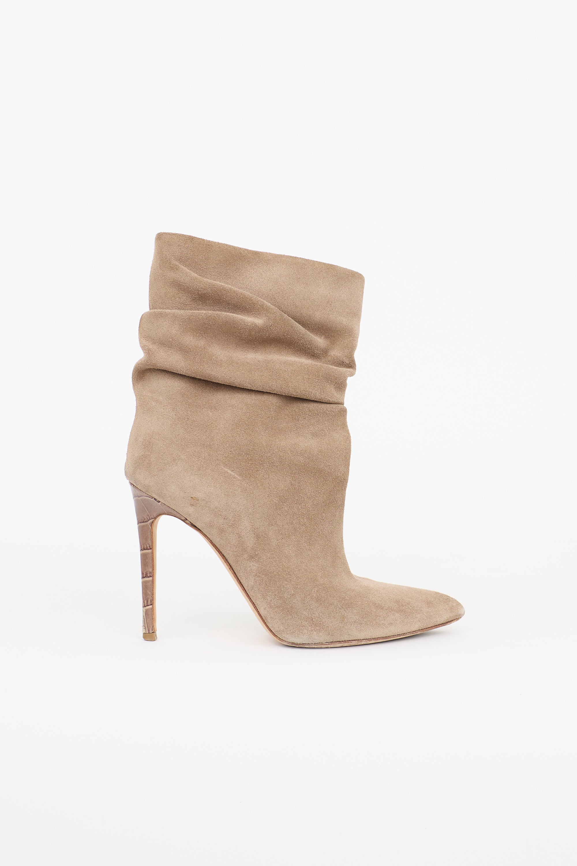 Paris Texas Suede Slouchy Ankle Boot