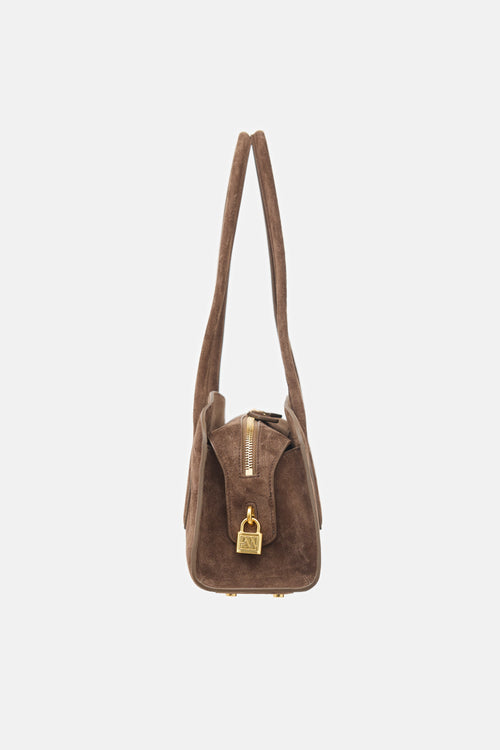 Parisa Wang Suede Gabrielle Bag