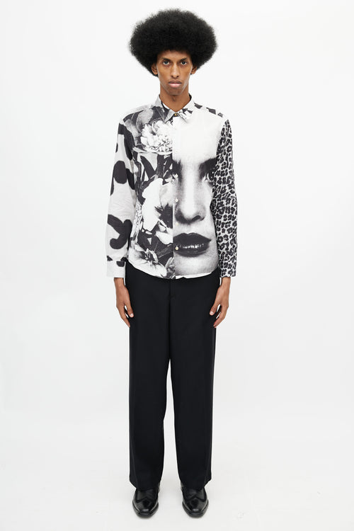 Paul Smith Black & White Print Shirt