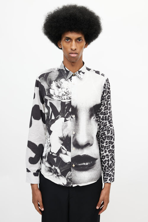 Paul Smith Black & White Print Shirt