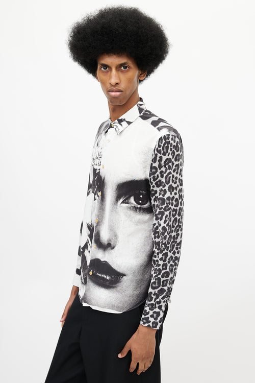Paul Smith Black & White Print Shirt