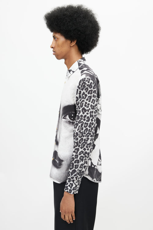 Paul Smith Black & White Print Shirt